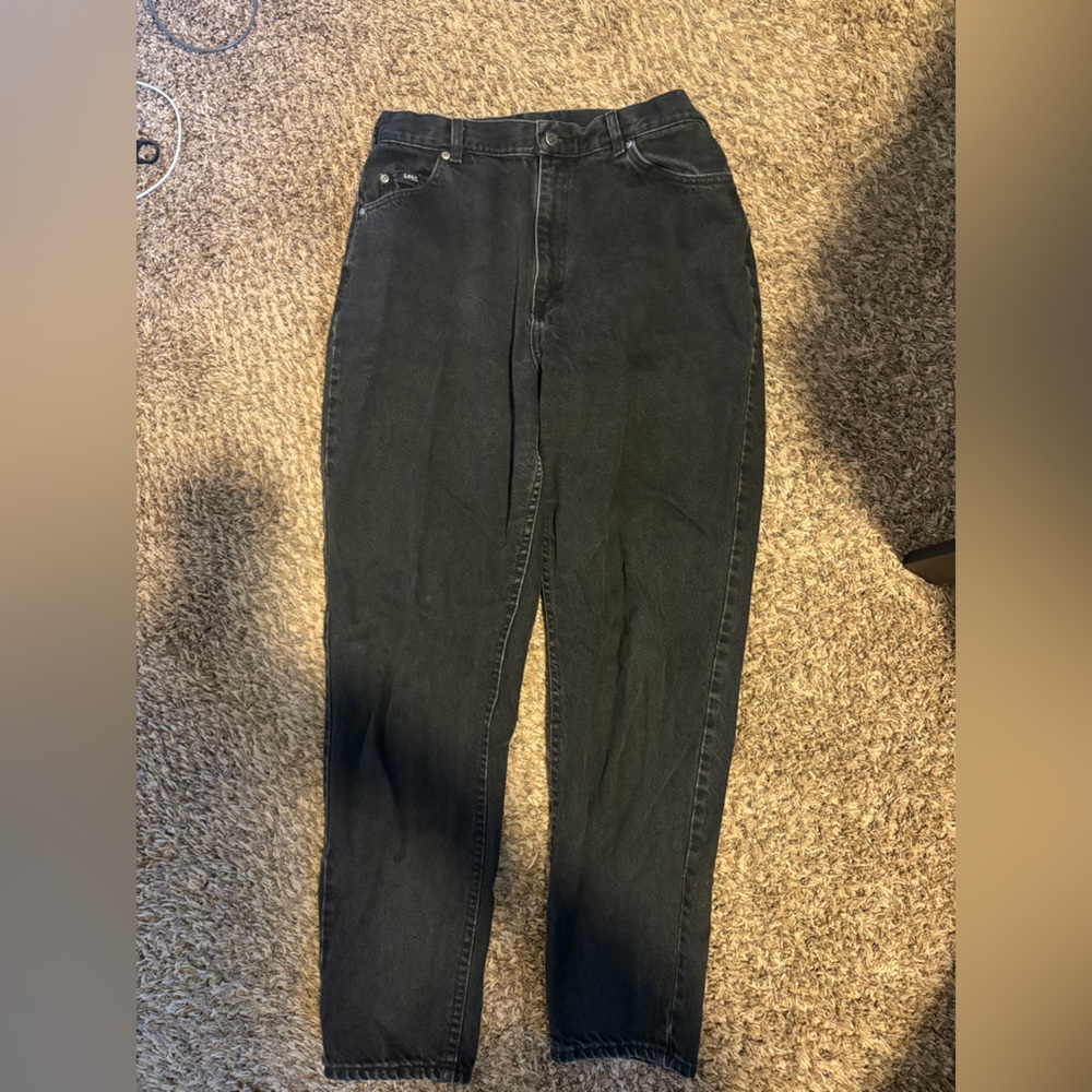 Lee Men's Dark Gray Relaxed Jeans